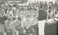 Worship at the U.S.S. Indiana