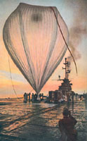 Preparation for the balloon's launch