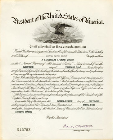 Certificate of appointment