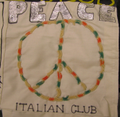 Italian Club Patches for Peace quilt block