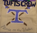 Tufts Crew Teams Patches for Peace quilt block