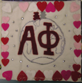 Alpha Phi Patches for Peace quilt block