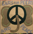 Ears for Peers Patches for Peace quilt block