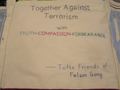 Tufts Friends of Falun Gong Patches for Peace quilt block