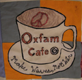 OXFAM Cafe Patches for Peace quilt block