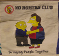 No Homers Club Patches for Peace quilt block