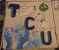 Tufts Community Union Senate Patches for Peace quilt block